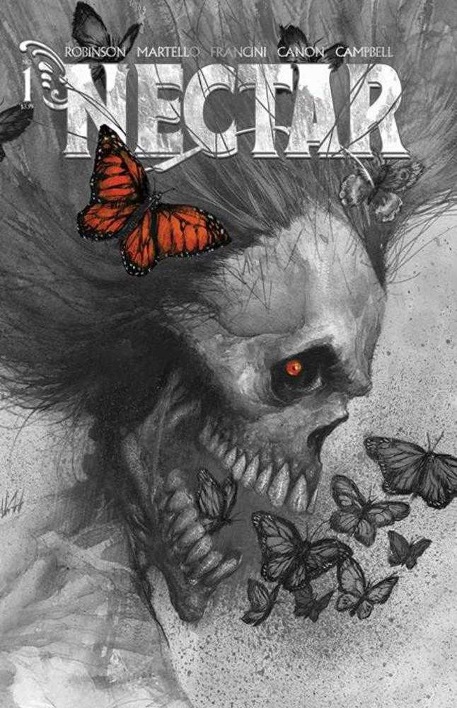 Nectar #1 3rd Print Cover D Inc 1:20 Jonathan Wayshak Black & White Variant
