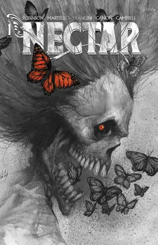 Nectar #1 3rd Print Cover D Inc 1:20 Jonathan Wayshak Black & White Variant
