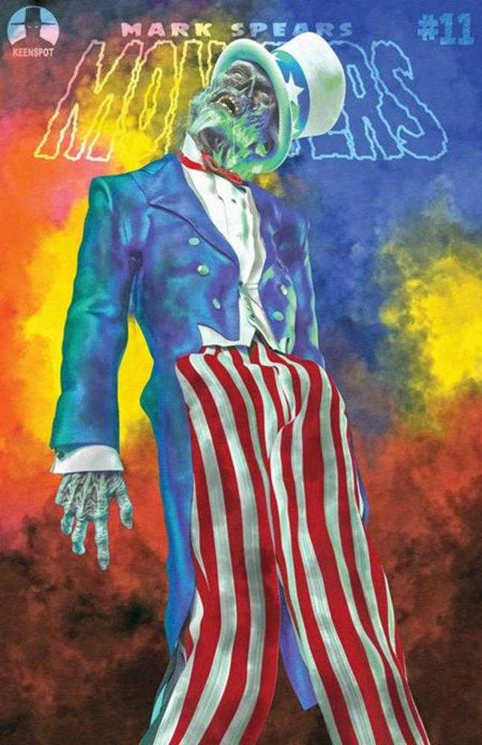 Mark Spears Monsters #11 Cover D Mark Spears Red White & Dead Variant
