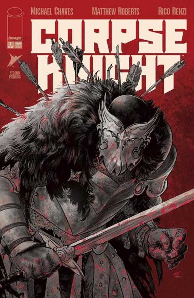 Corpse Knight #1 (Of 6) 2nd Printing Cover B Matthew Roberts & Rico Renzi Variant (Mature)