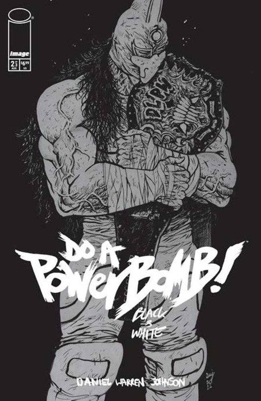 Do A Powerbomb Black And White #2 (Of 3) Cover A Daniel Warren Johnson