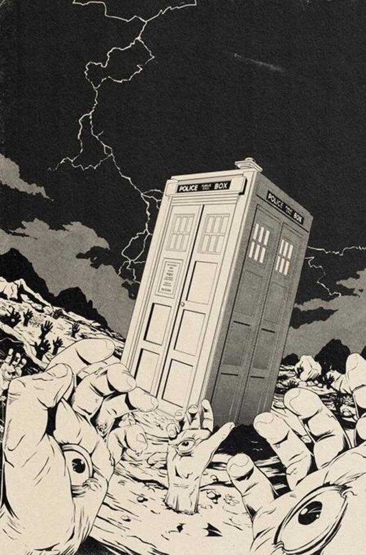 Doctor Who Circuit Breaker #2 (Of 2) Cover E Flops Dalek Takeover Color Your Own Cardstock Variant