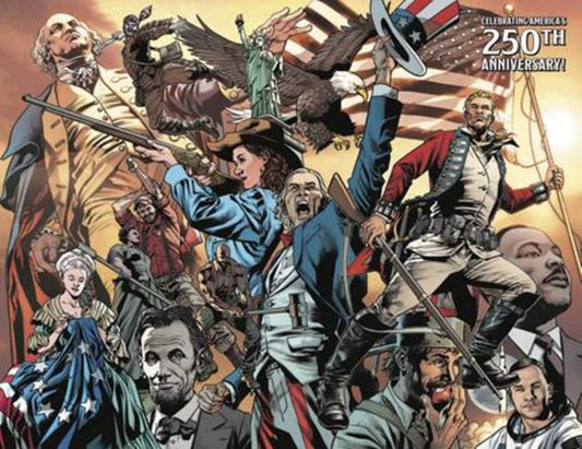 Redcoat #19 Cover C Bryan Hitch USA 250th Anniversary Wraparound Variant