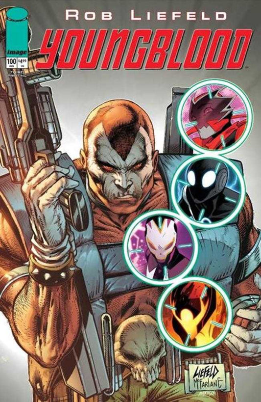 Youngblood #100 3rd Printing Cover B Rob Liefeld Massive Verse Variant