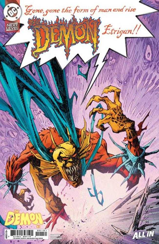 Demon #1 Cover G 1:25 John McCrea Card Stock Variant