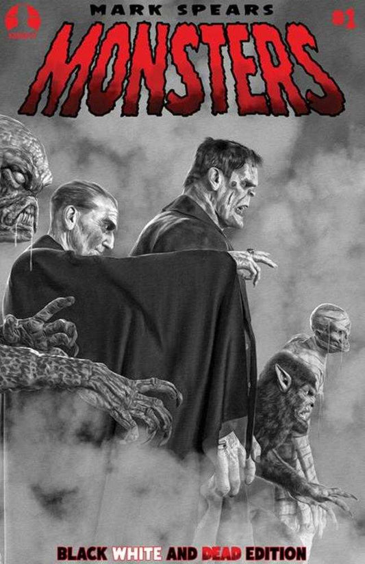 Mark Spears Monsters #1 7th Printing Black White & Dead Edition Cover A Mark Spears Blood Seekers