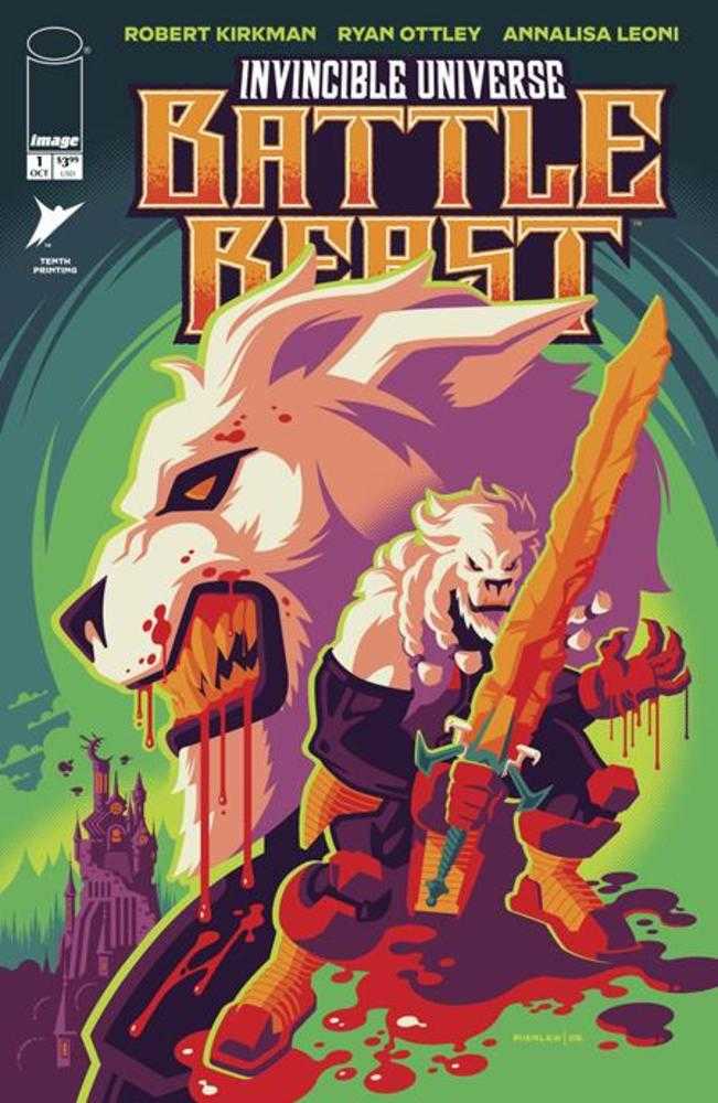 Invincible Universe Battle Beast #1 10th Printing Cover F Tom Whalen Variant