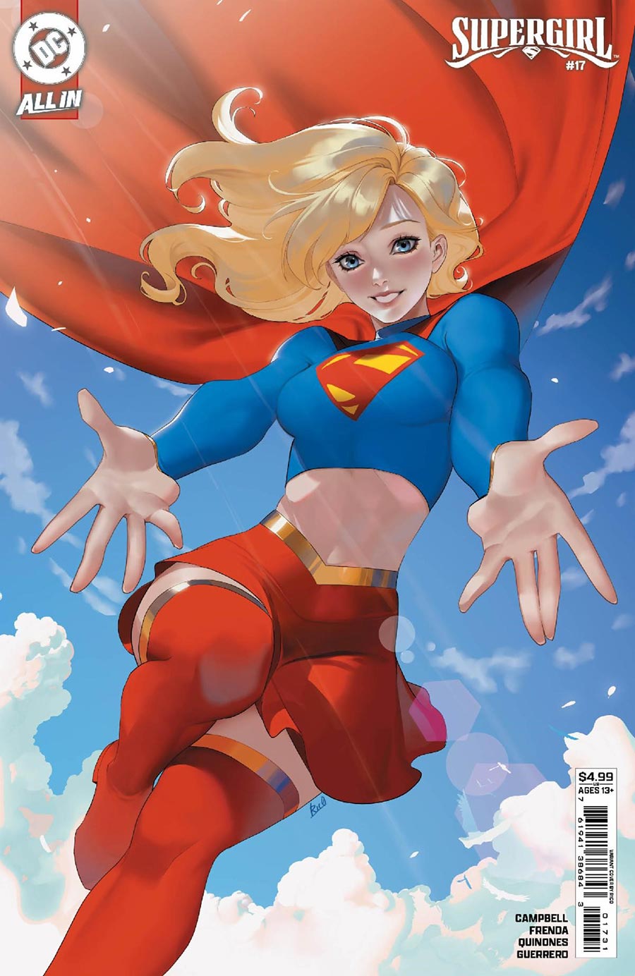Supergirl #17 Cover C R1C0 Card Stock Variant (Kingdom Of Zod)
