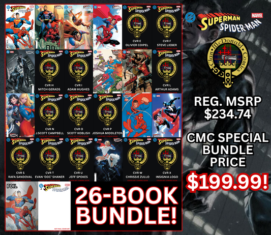 DC MARVEL SUPERMAN SPIDER-MAN #1 26-BOOK BUNDLE PRE-ORDER DEAL (3/25 RELEASE)