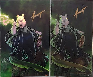 POOHDAMORT VIRGIN CHROME & VIRGIN MAGMA FOIL AP8 SET ~ DUAL SIGNED BY MARAT & FORNEY