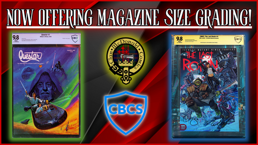 Magazine / Oversized Comic CBCS Yellow Label Grading Express Pass