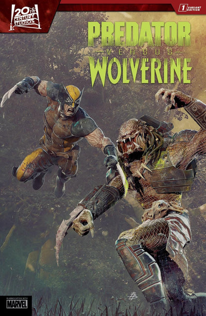 Predator VS. Wolverine #1  Variant Cover by Bjorn Barends!