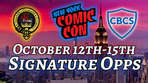 NY Comic Con - Signature Services
