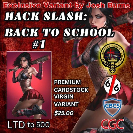 HACK SLASH: BACK TO SCHOOL #1 Josh Burns Exclusive Cover