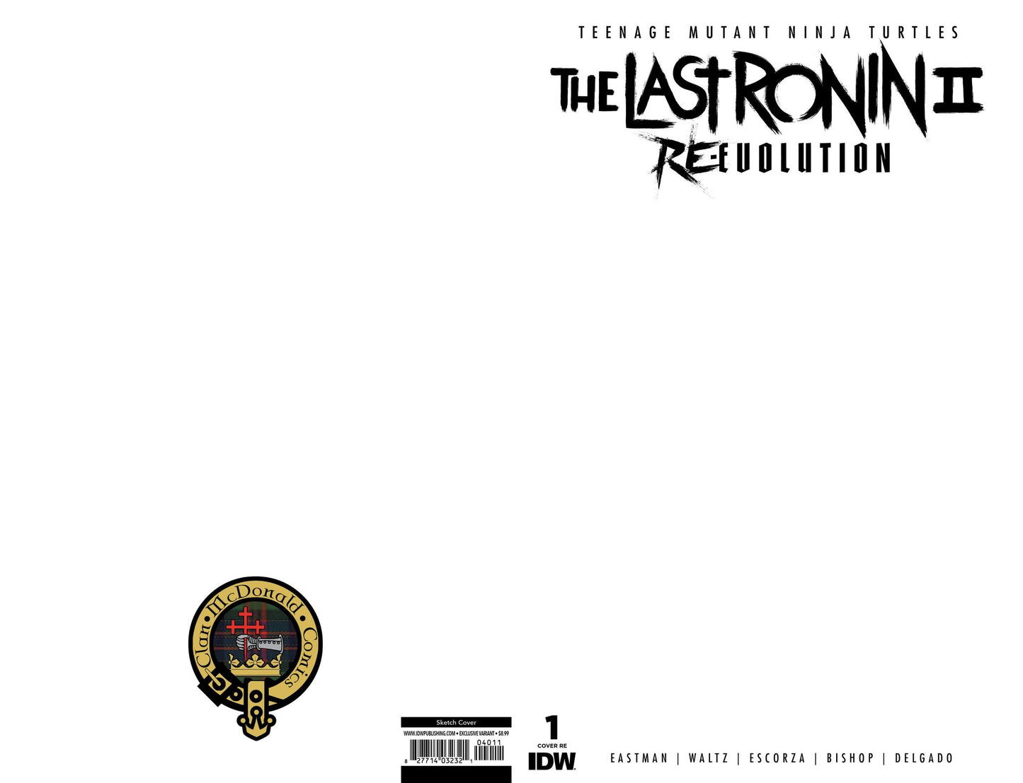 TMNT THE LAST RONIN II RE-EVOLUTION #1 CMC MESSENGER EXCLUSIVE