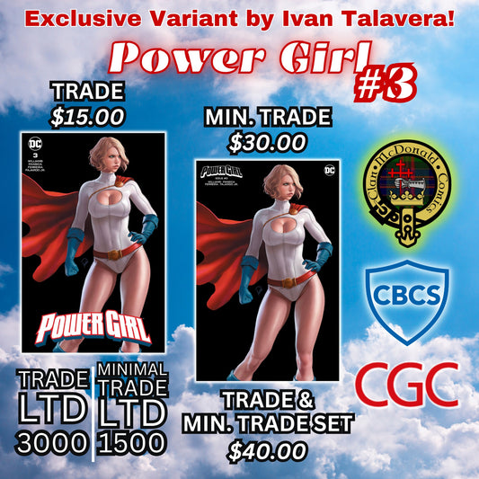 Power Girl #3 Ivan Talavera Cover Exclusive