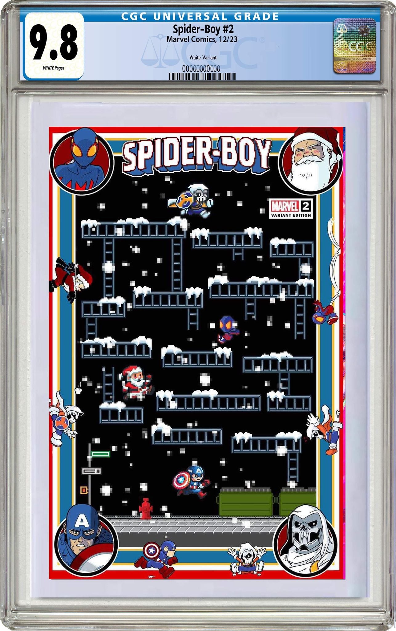 SPIDER-BOY #2 MATTHEW WAITE EXCLUSIVE 8-BIT GAMING EDITION!