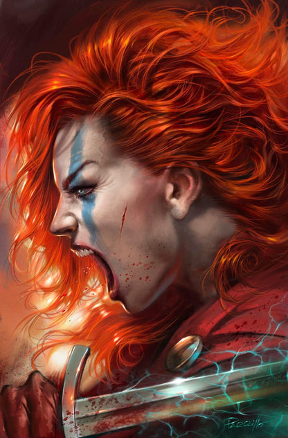 RED SONJA EMPIRE OF THE DAMNED #2 AND VAMPIRELLA #669 BY Lucio Parrillo