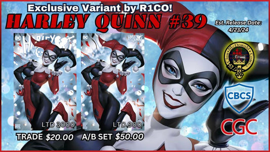 HARLEY QUINN #39 WITH COVER ART BY R1CO