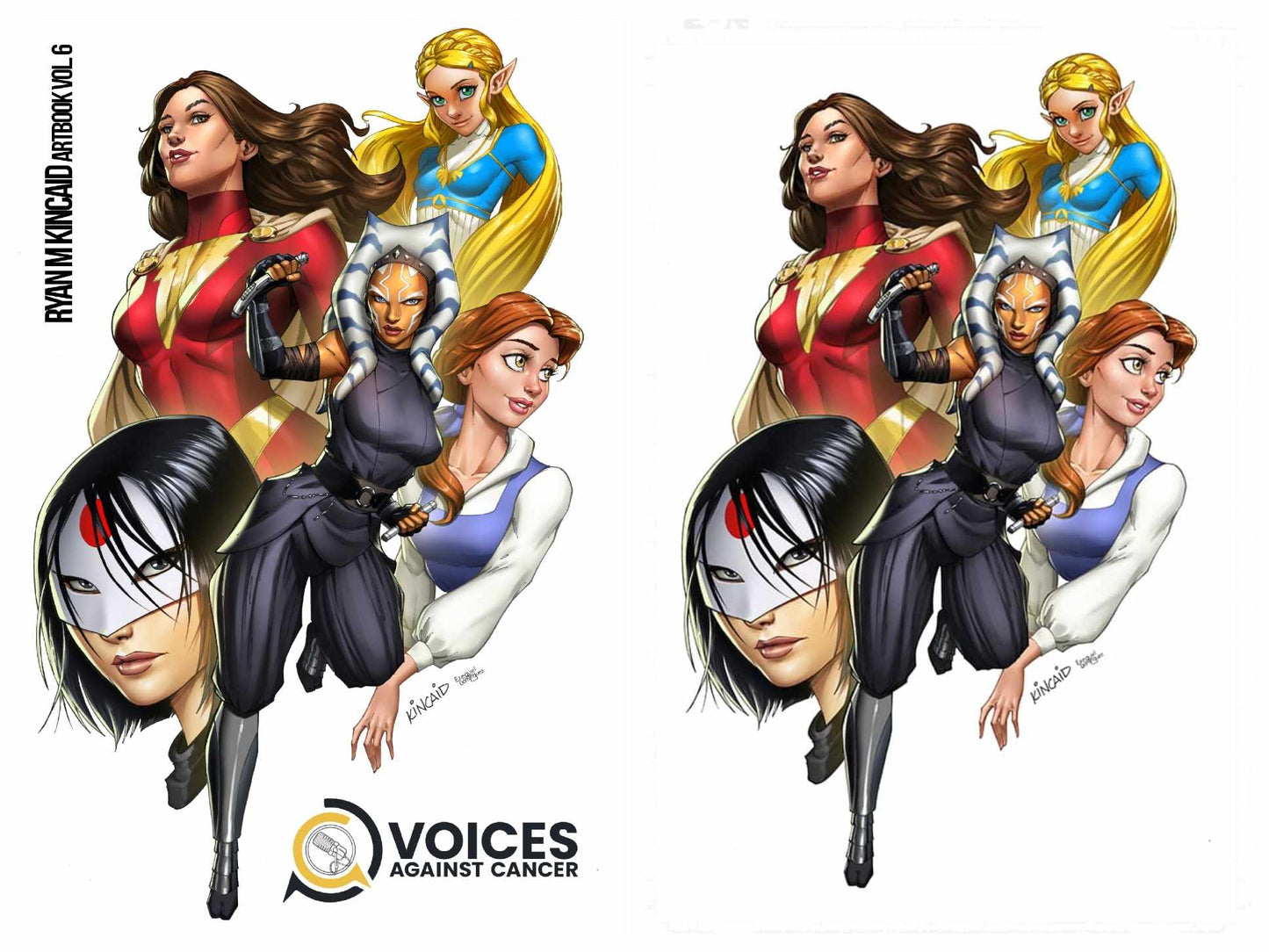 Ryan Kincaid Artbook Vol 6 Cover E Female Group Voices Against Cancer