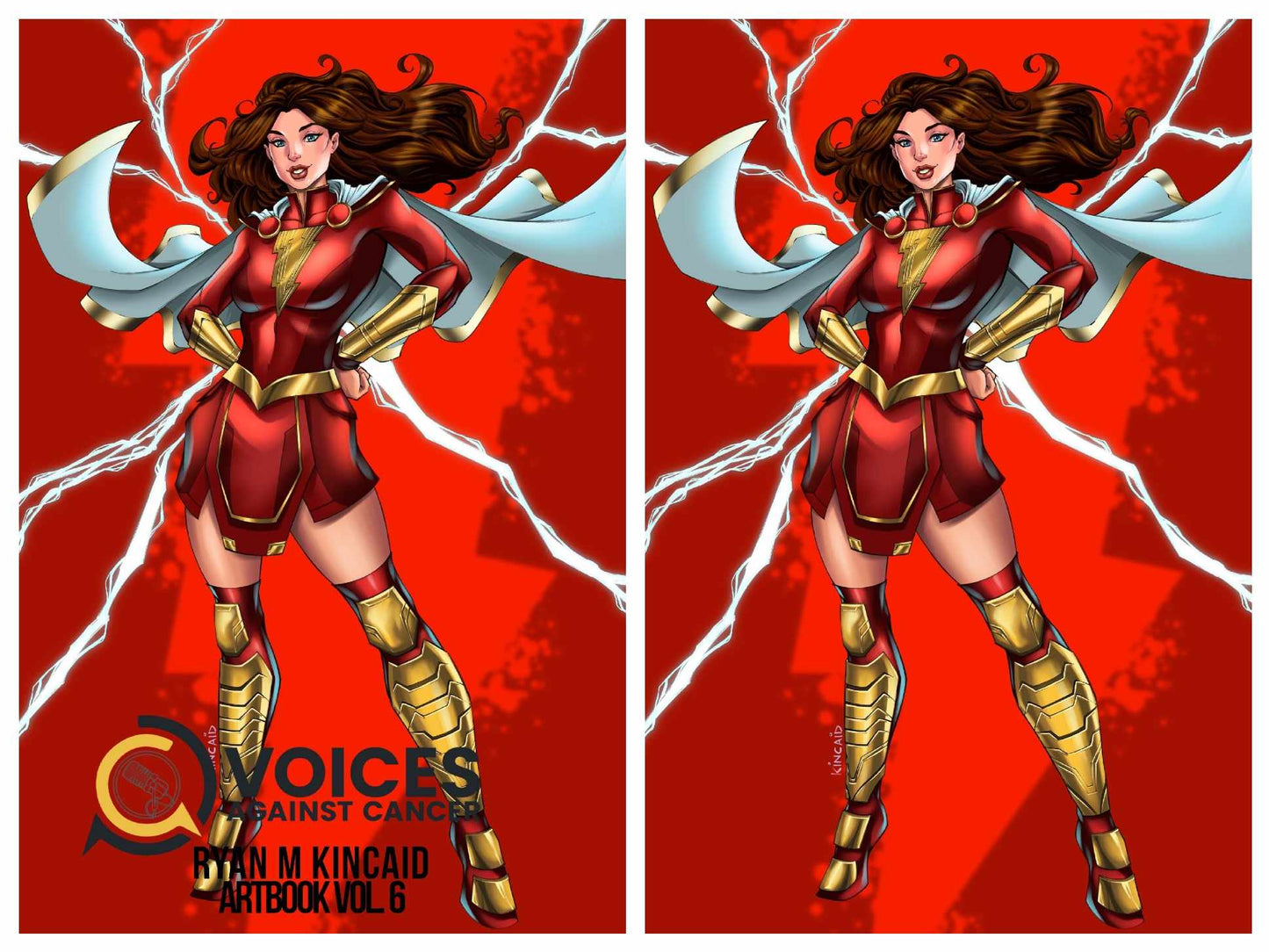 Ryan Kincaid Artbook Vol 6 Cover A Shazam Voices Against Cancer