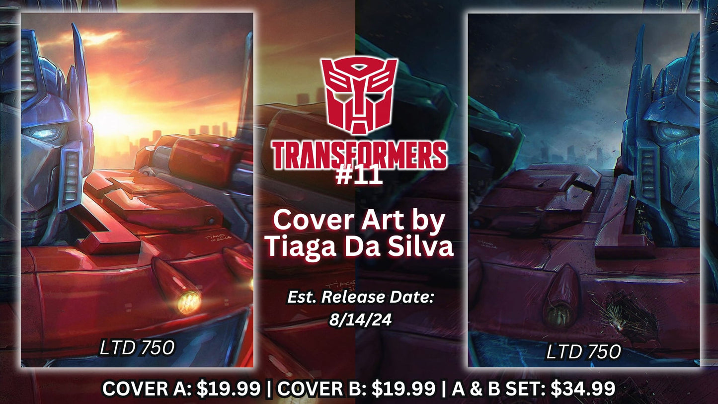 TRANSFORMERS #11 TIAGO DA SILVA EXCLUSIVE COVERS