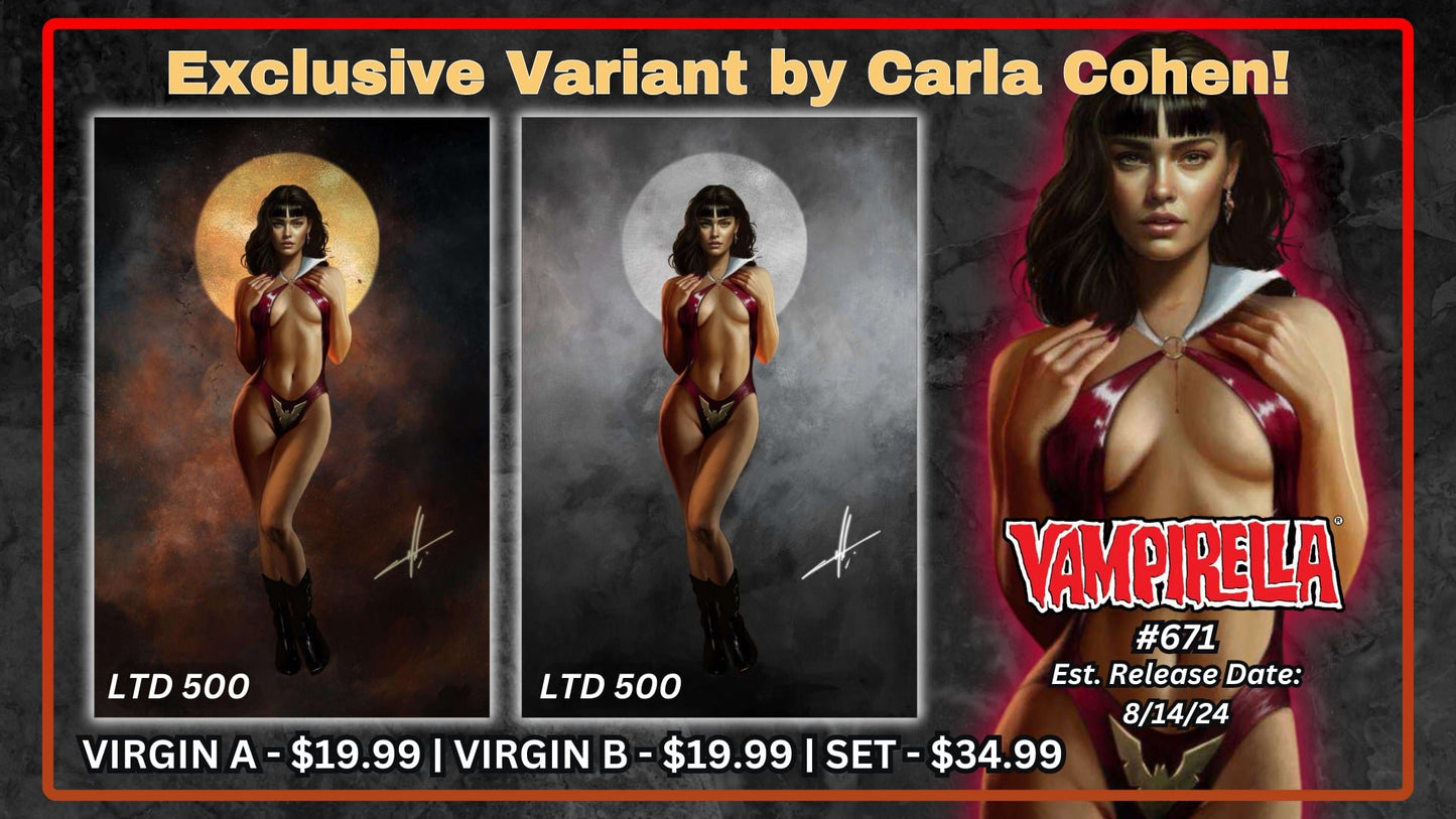 VAMPIRELLA #671 BY CARLA COHEN!!!