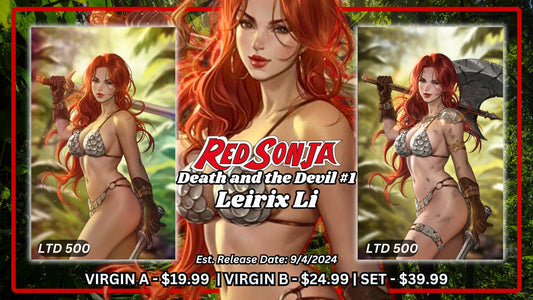 RED SONJA DEATH AND THE DEVIL #1 BY LEIRIX LI!!!