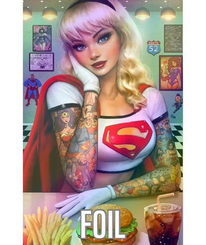 SUPERMAN #18 & #19 CONNECTING EXCLUSIVE VARIANTS BY NATHAN SZERDY!!