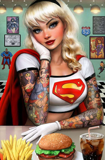 SUPERMAN #18 & #19 CONNECTING EXCLUSIVE VARIANTS BY NATHAN SZERDY!!
