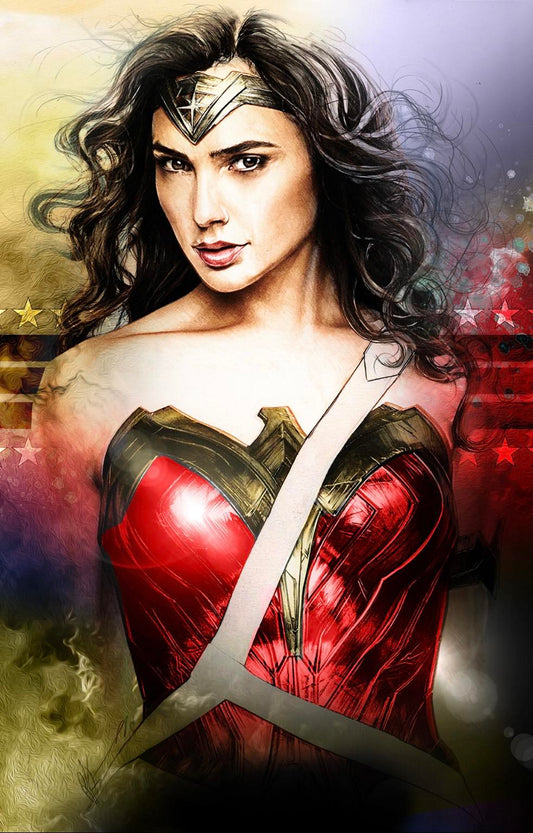 CORBYN SCOTT KERN WONDER WOMAN ART