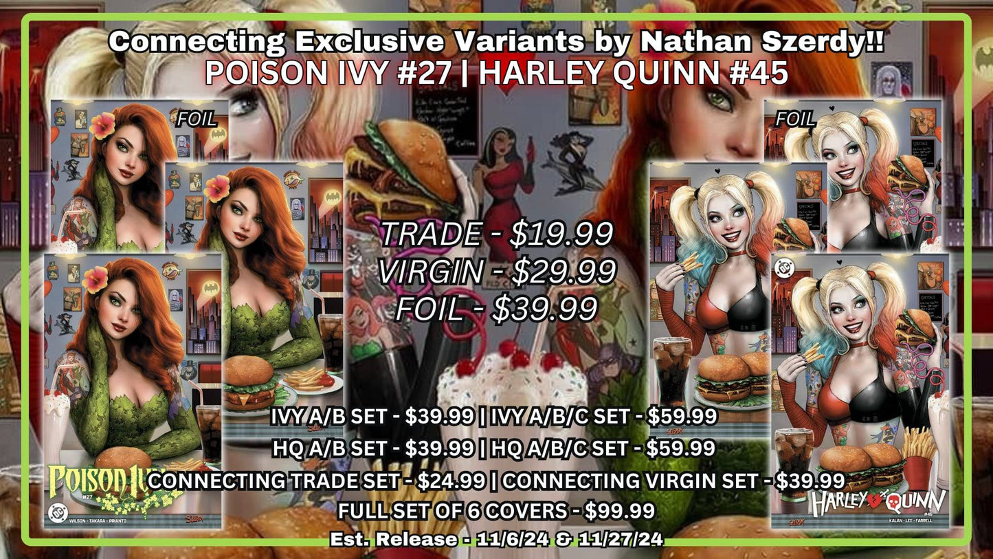 NEW DINER CONNECTING EXCLUSIVE VARIANTS BY NATHAN SZERDY!! (OUR SECOND COVER SET OFFERING!!)