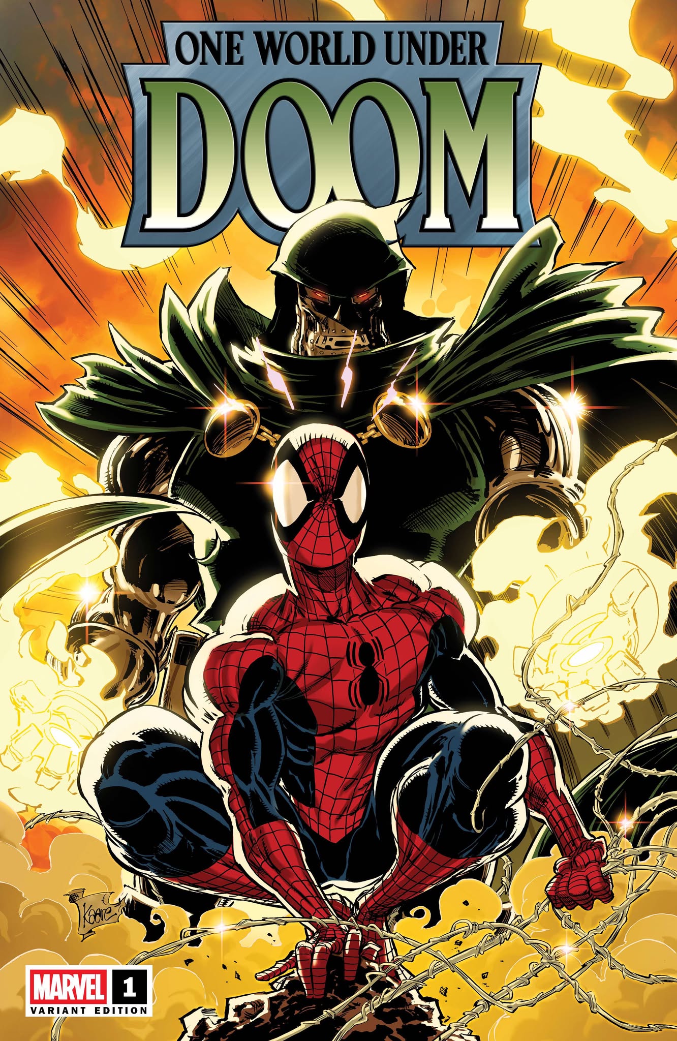 One World Under Doom #1 with Cover Art by Kaare Andrews!