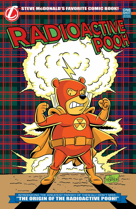 DYP Tartan Radioactive Pooh - Bill Morrison Grand Opening Exclusive