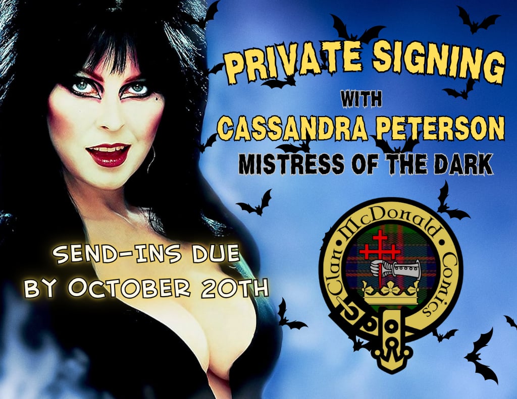 Signature Services - CASSANDRA PETERSON (ELVIRA)