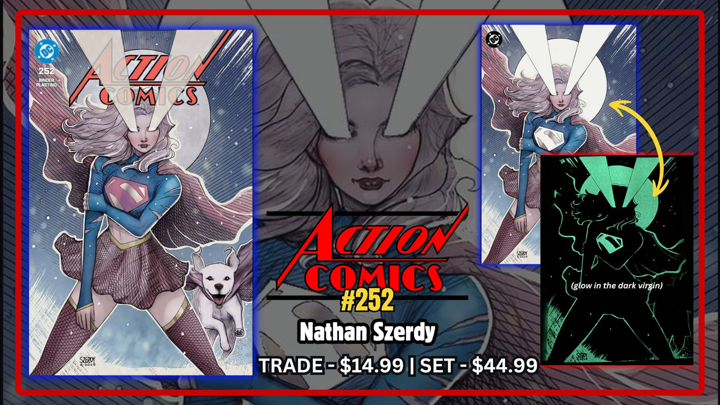 ACTION COMICS REPRINT #252 Cover art by Nathan Szerdy