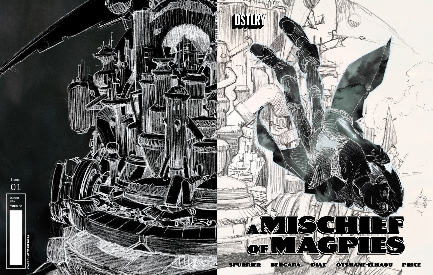 A Mischief Of Magpies #1 Cover C 1:10 Matias Bergara Variant