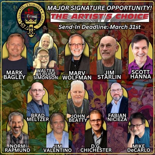 Remote Comic Convention - Signature Services