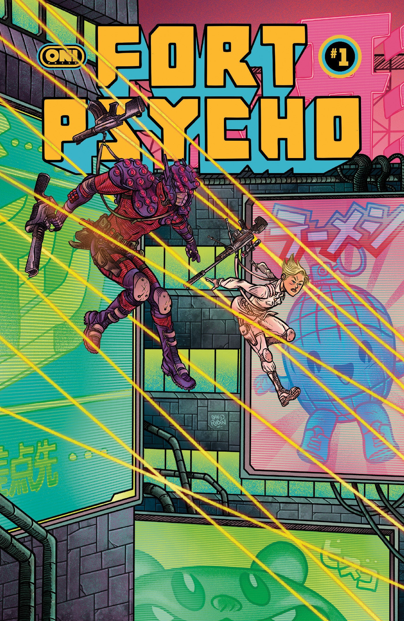Fort Psycho #1 Cover G 1:10 David Rubin Variant
