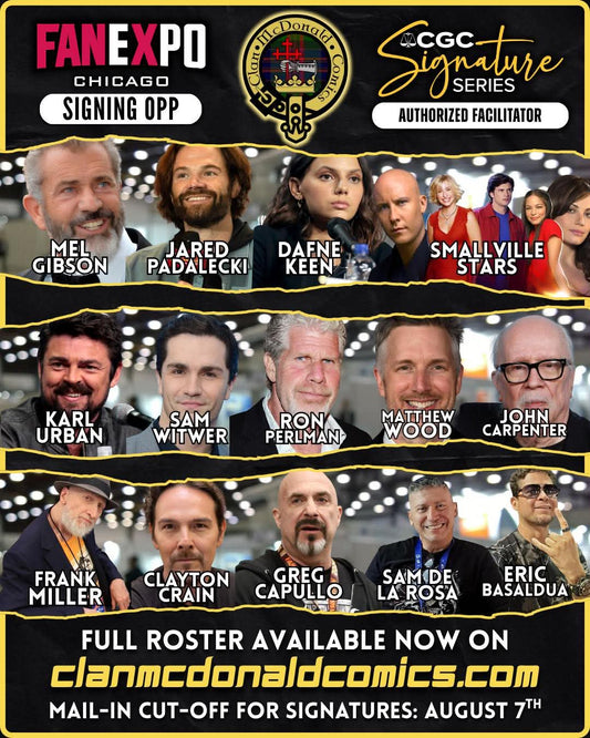 FanExpo Chicago Signing Opportunities