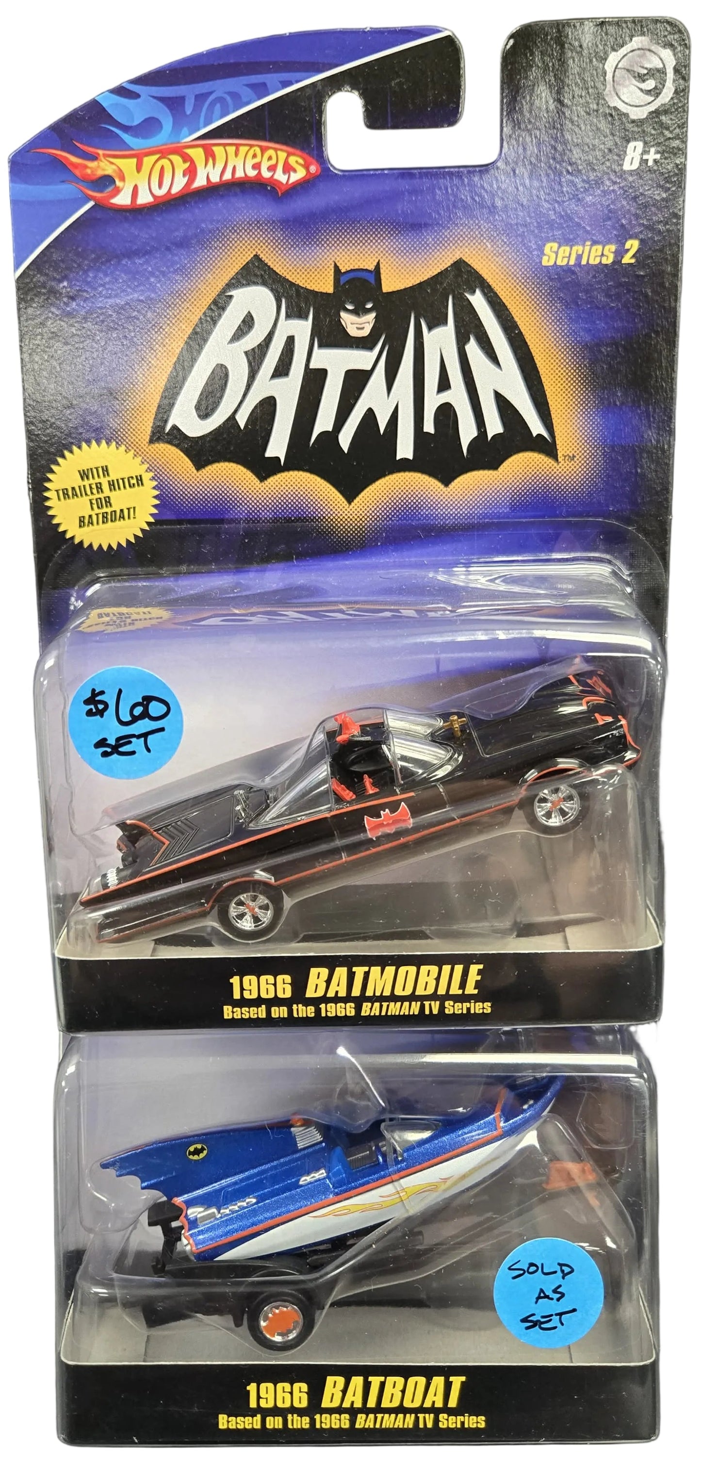 Hot Wheels: 1966 Batmobile & Batboat Set
