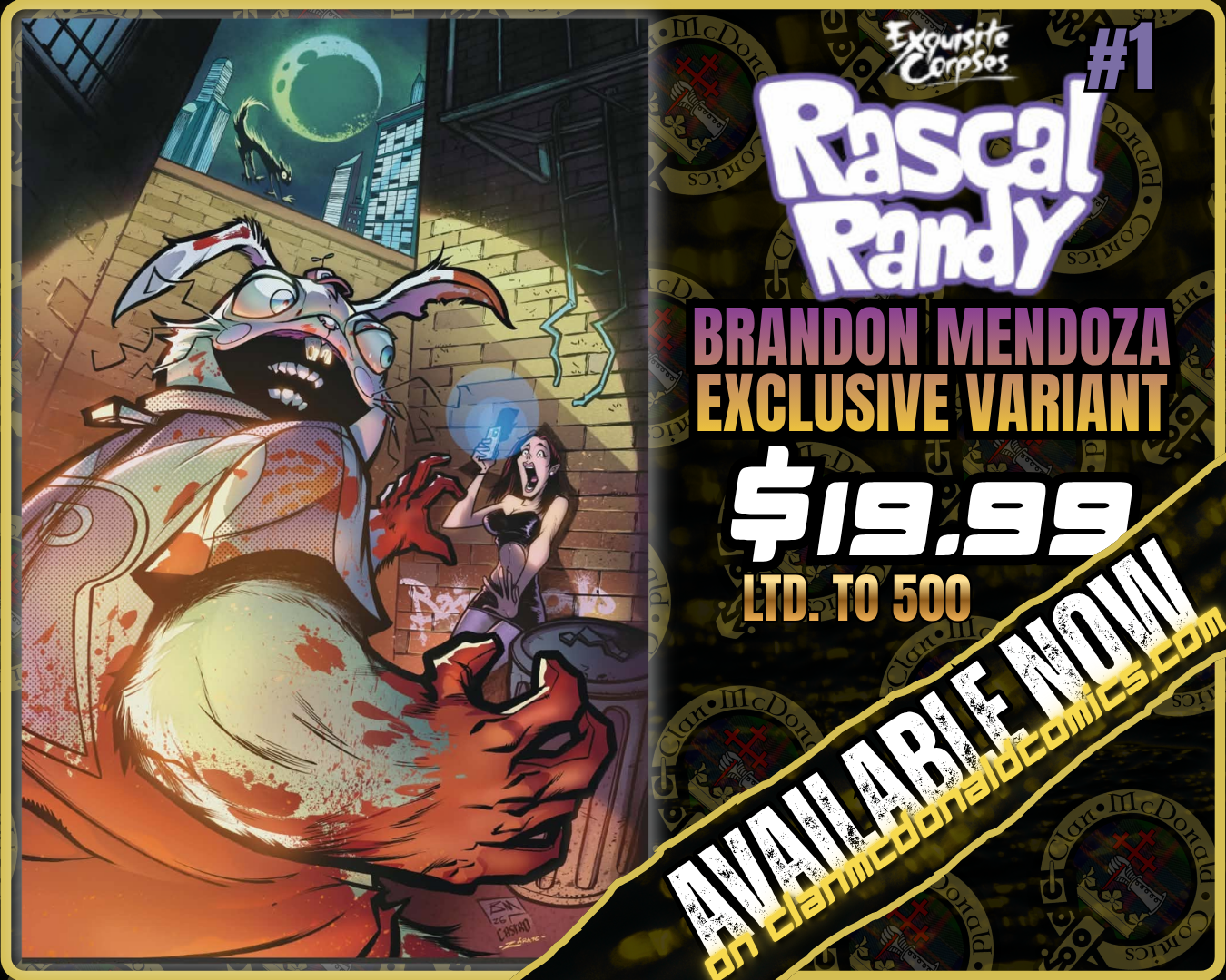 Exquisite Corpses: Rascal Randy #1 - Brandon Mendoza