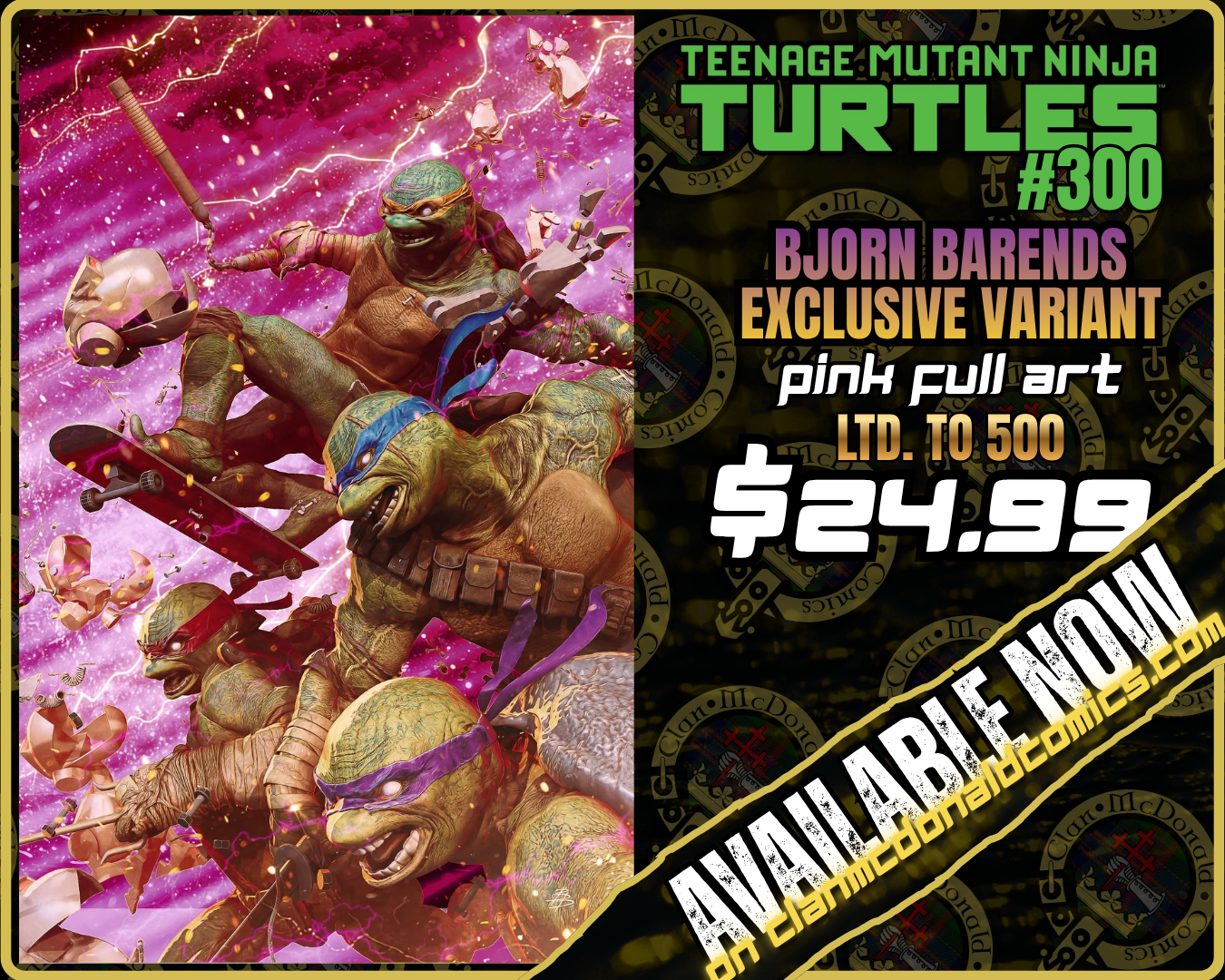 Teenage Mutant Ninja Turtles #20: 300th Issue Special - Bjorn Barends [ON SALE 7/3 @ 11AM CDT]
