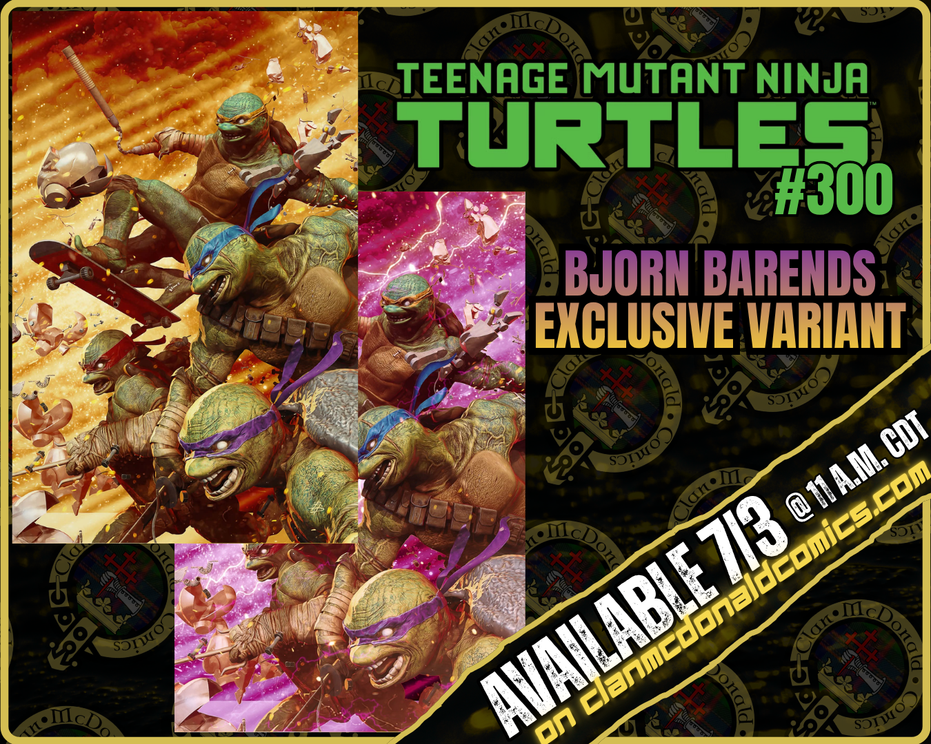 Teenage Mutant Ninja Turtles #20: 300th Issue Special - Bjorn Barends [ON SALE 7/3 @ 11AM CDT]