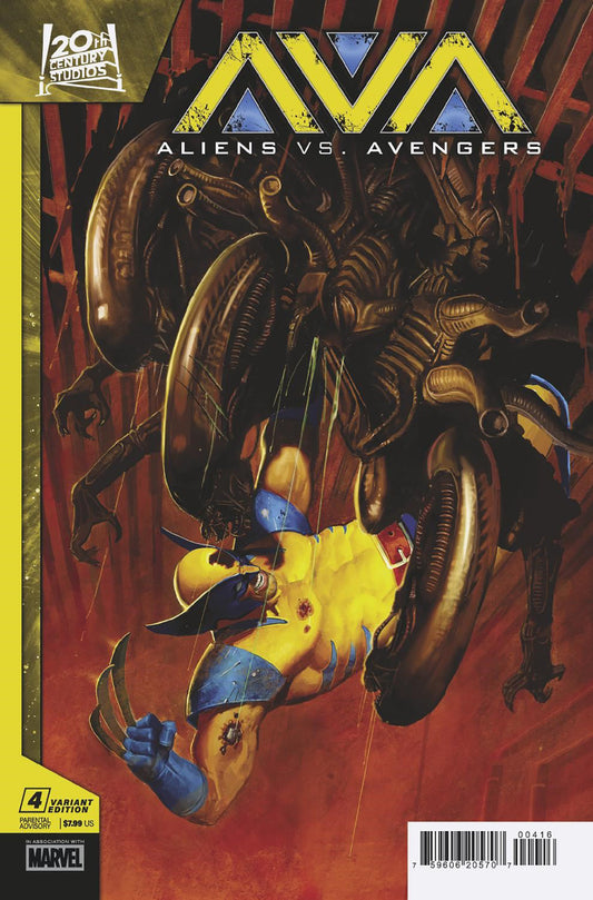 Aliens vs Avengers #4 (Of 4) 1:25 Variant Edition Em Gist Variant