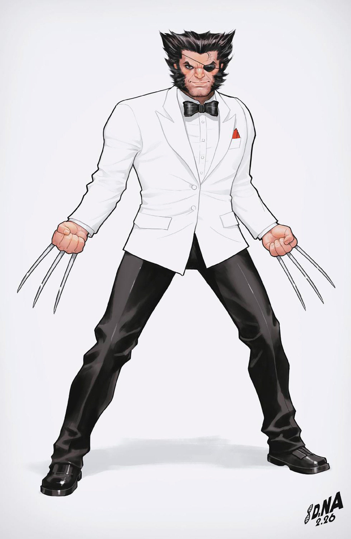 Wolverine #18 1:50 David Nakayama Color Block White Full Art Variant
