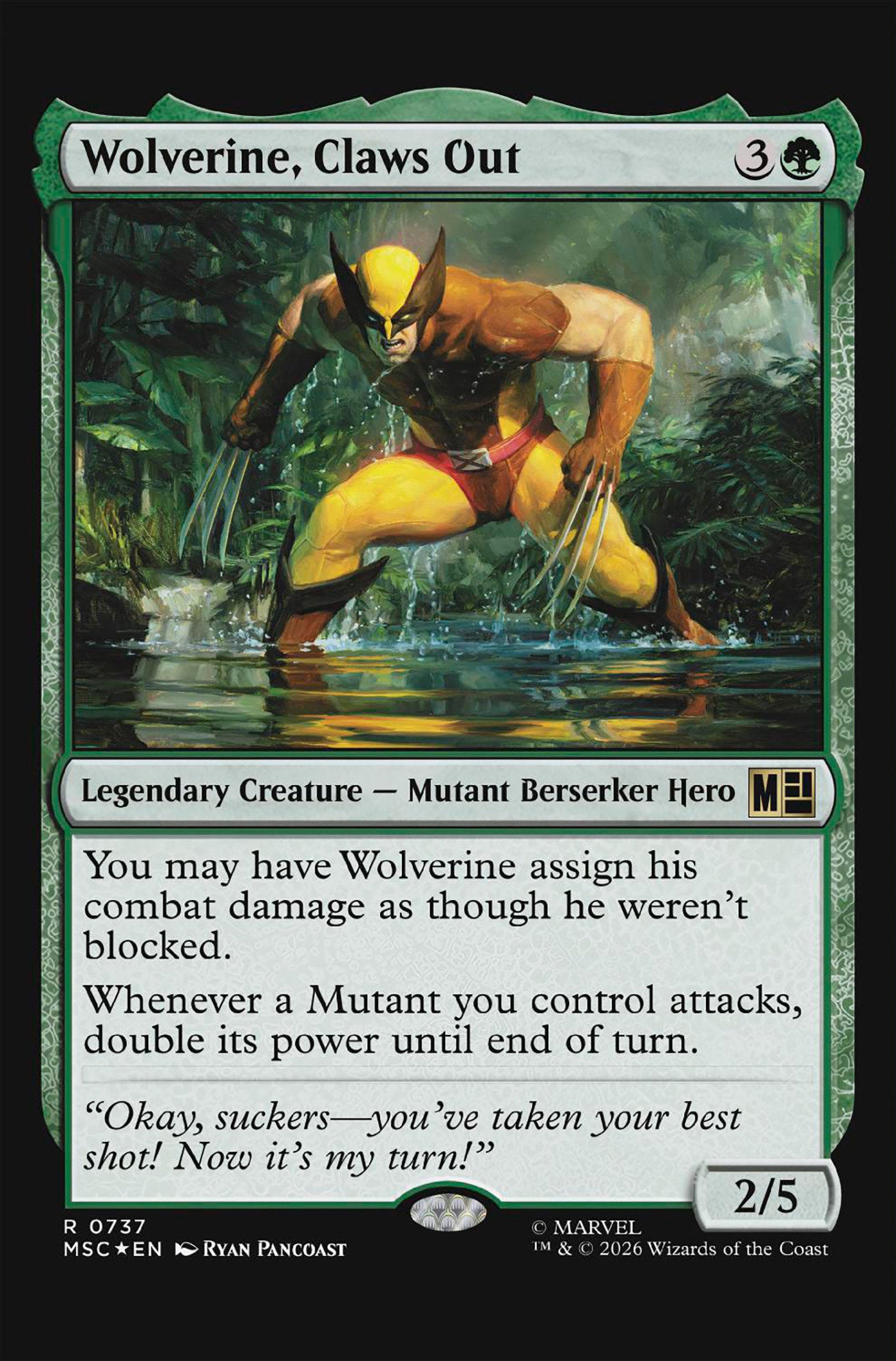 Wolverine #22 Magic: The Gathering Variant