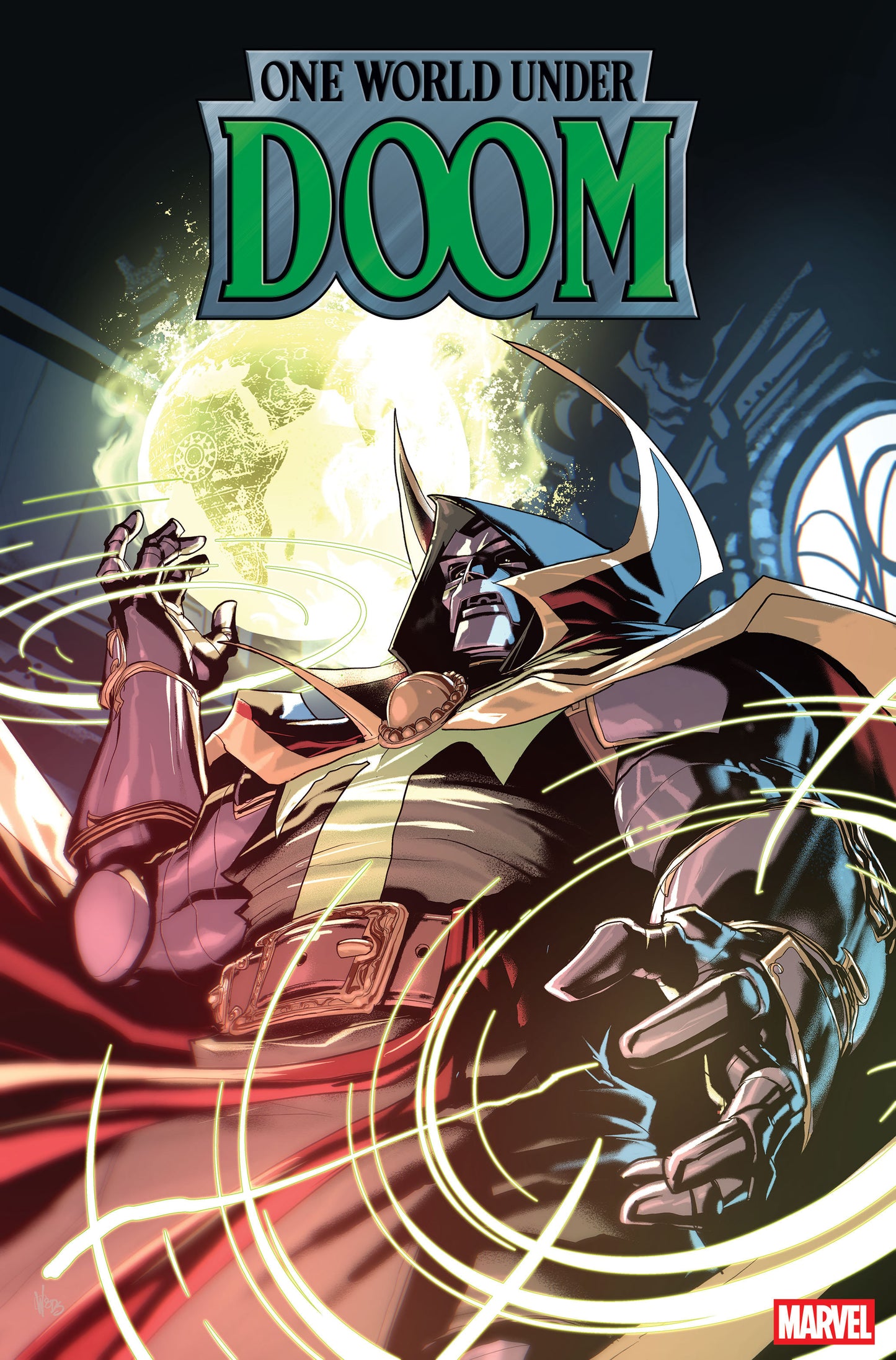 ONE WORLD UNDER DOOM #6 1:25 INCV PETE WOODS VARIANT