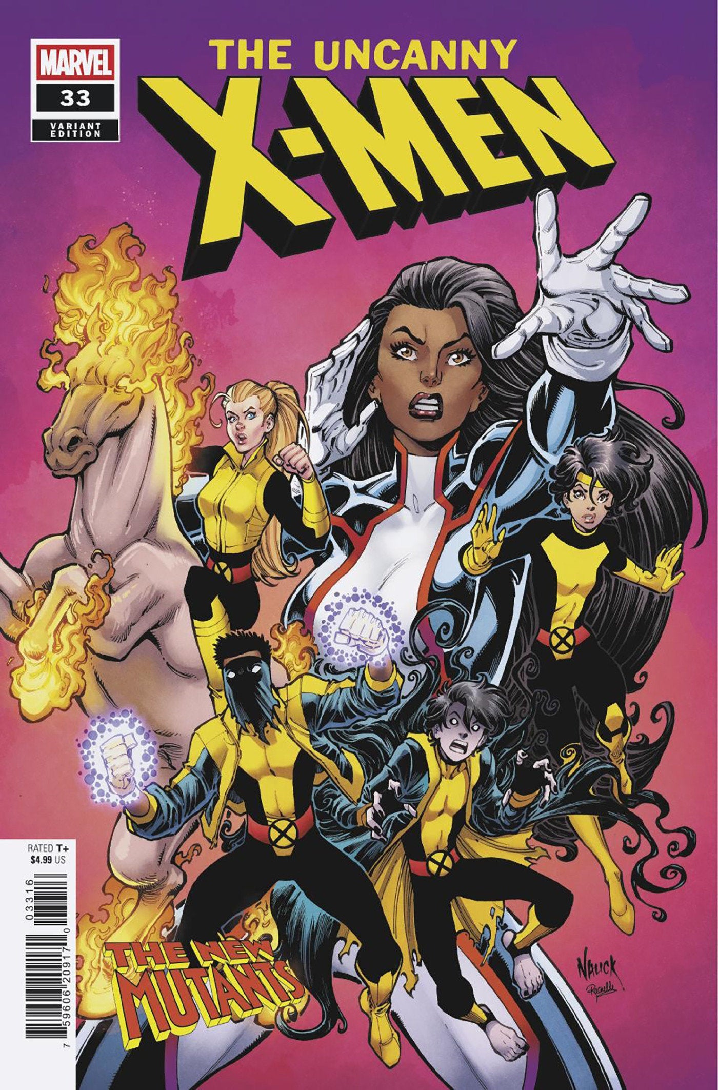 Uncanny X-Men #33 1:25 Todd Nauck Variant