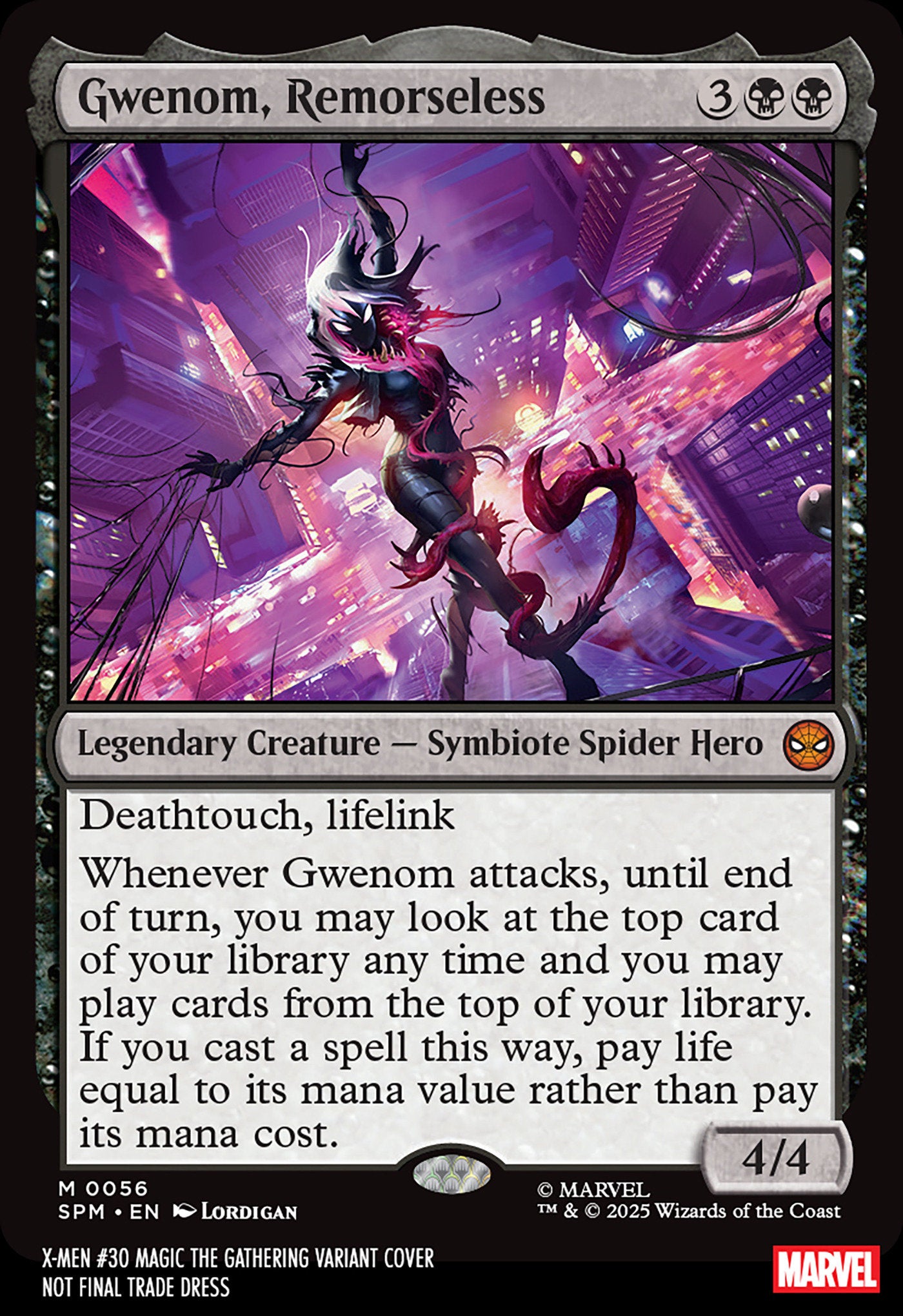 X-Men #30 Lordigan Magic: The Gathering Variant
